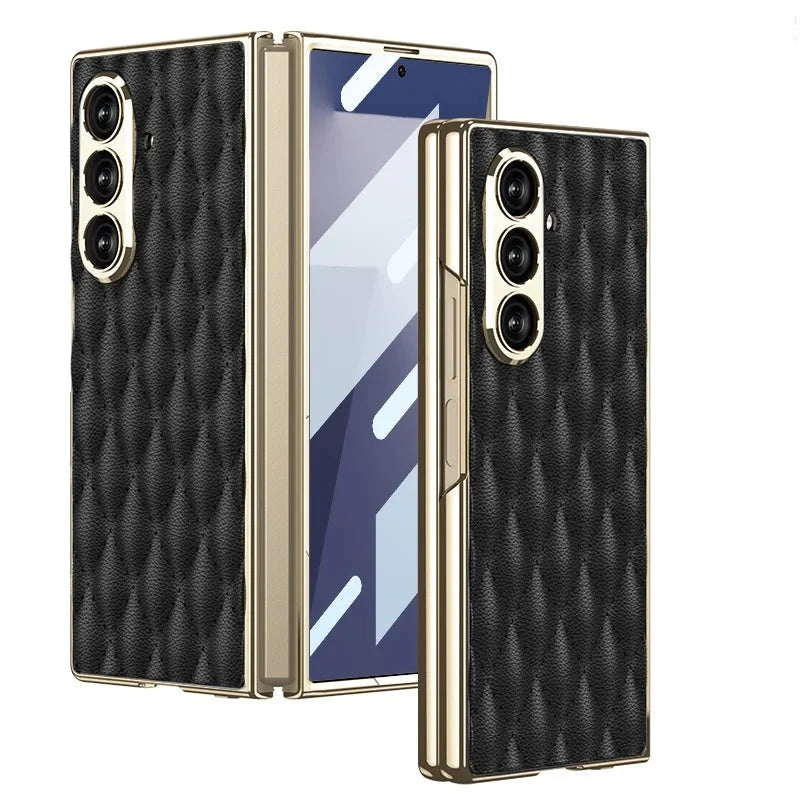 Premium Diamond-Texture Z Fold 7 Case