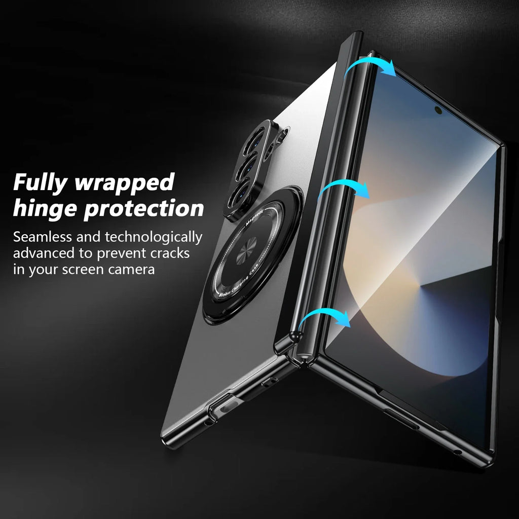 Magnetic Ring Kickstand Case with Screen protection