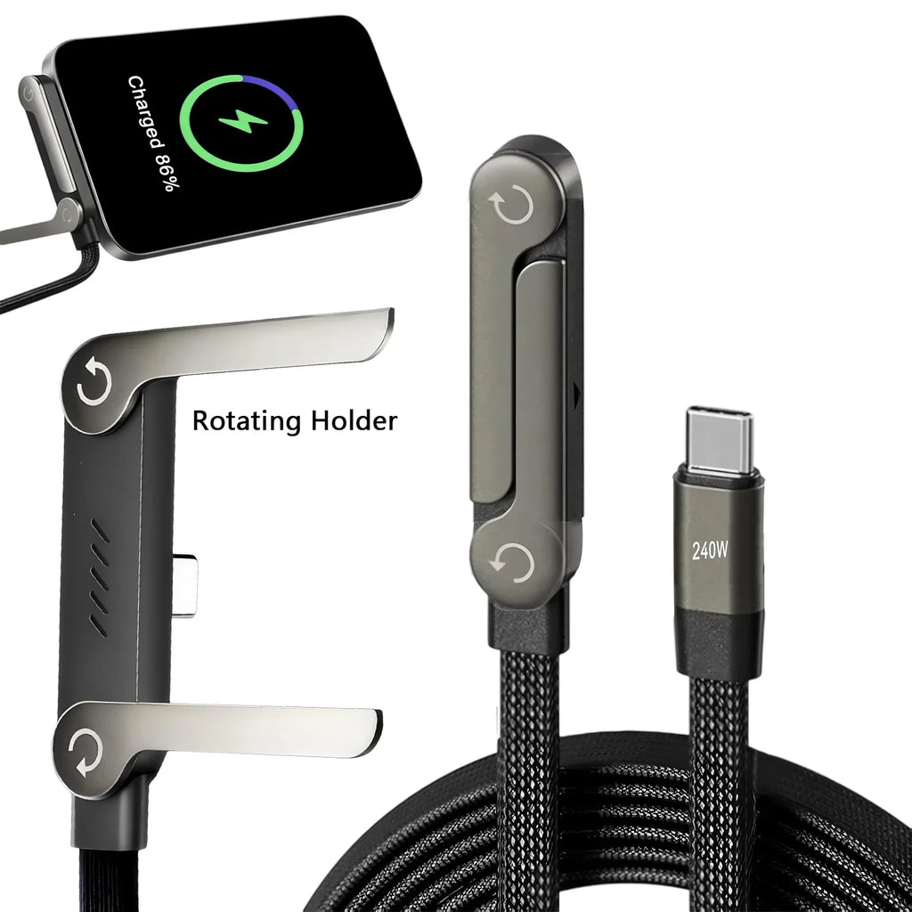 Fold Stand 3-in-1 Fast Charging Cable
