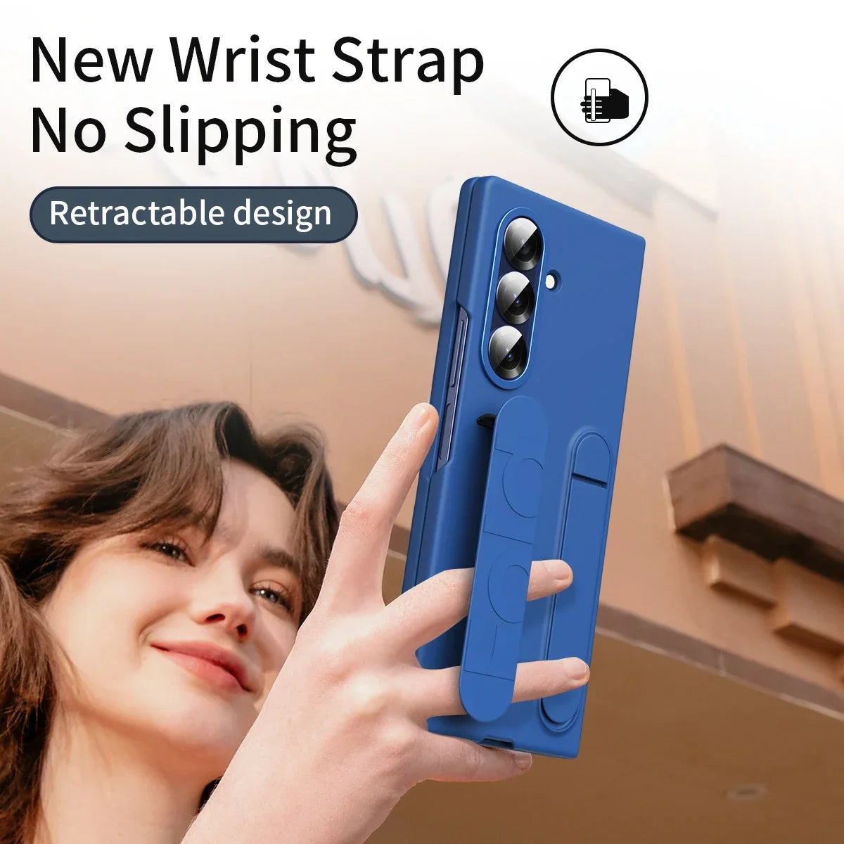GripStand Wrist Strap Case For Galaxy Z Fold Series