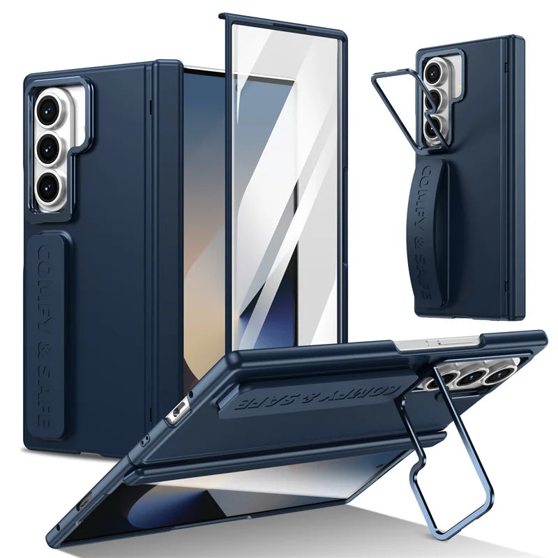 Rugged Grip Case with Kickstand & Screen Protection