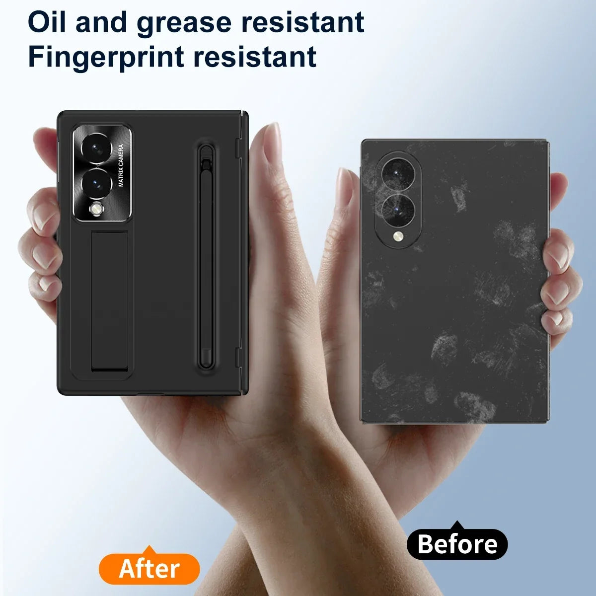 Pen Slot Kickstand Case For Galaxy Z Fold 8 Series