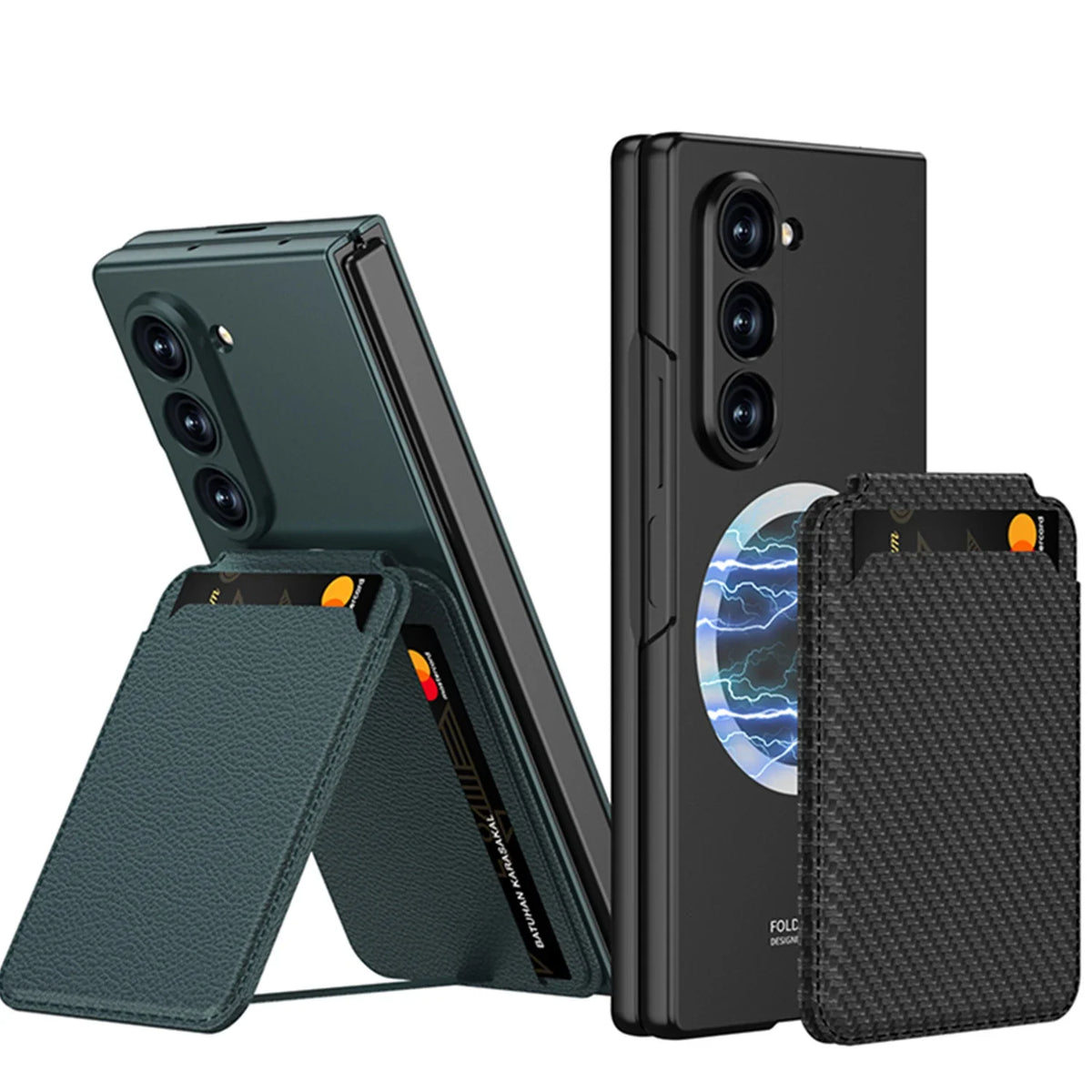 Magnetic Wallet Stand Case For Z Fold