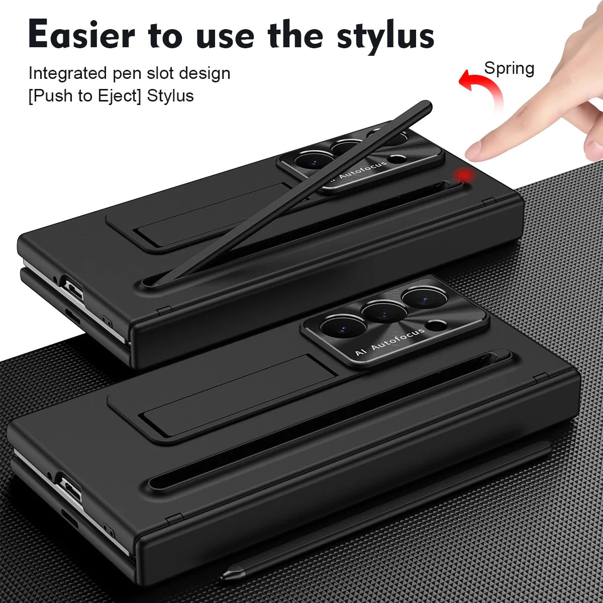 Armor Case with Stand & Stylus Slot For Galaxy Z TriFold