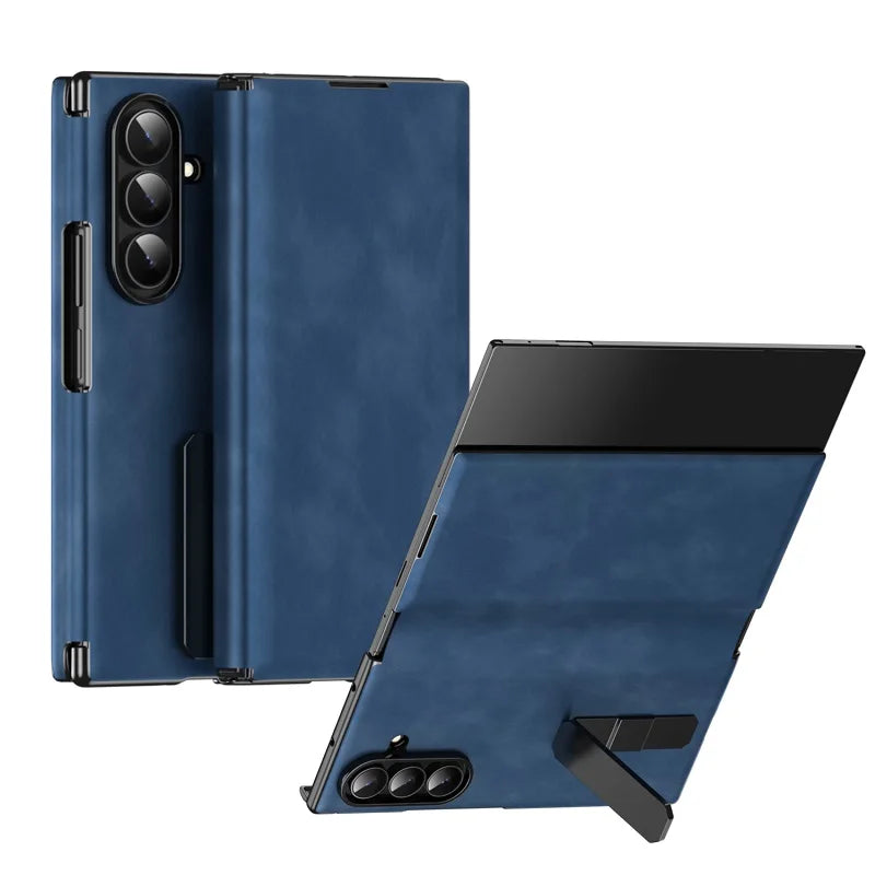 Leather Stand Case For Galaxy Z TriFold