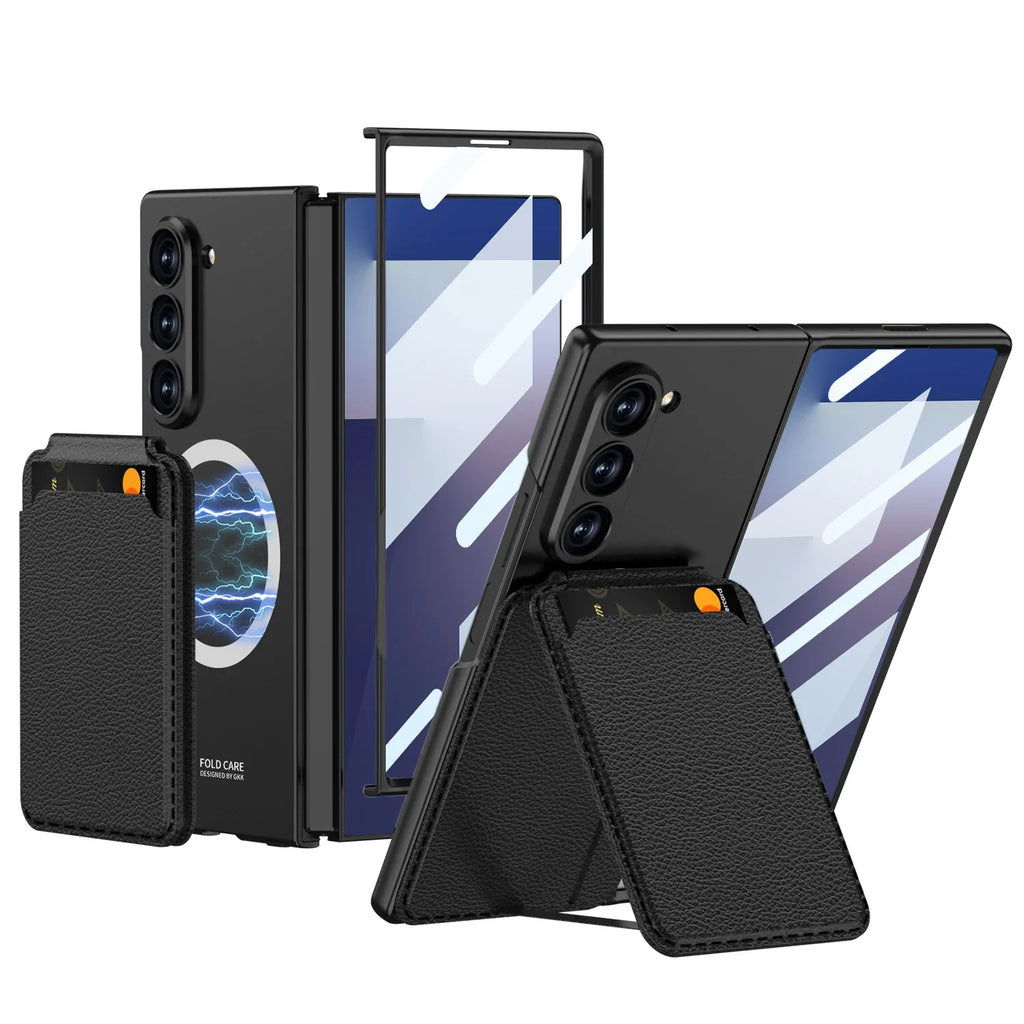 Magnetic Wallet Stand Case For Z Fold