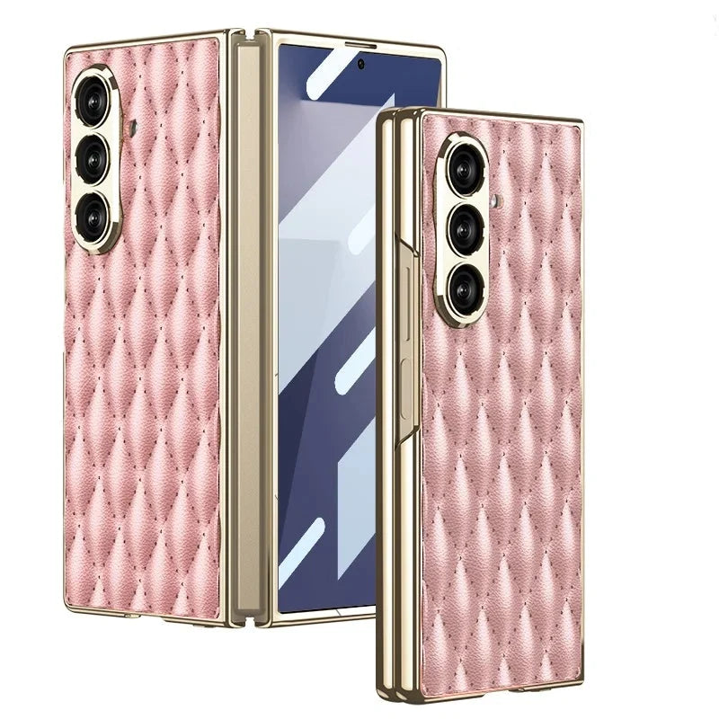 Premium Diamond-Texture Z Fold 7 Case