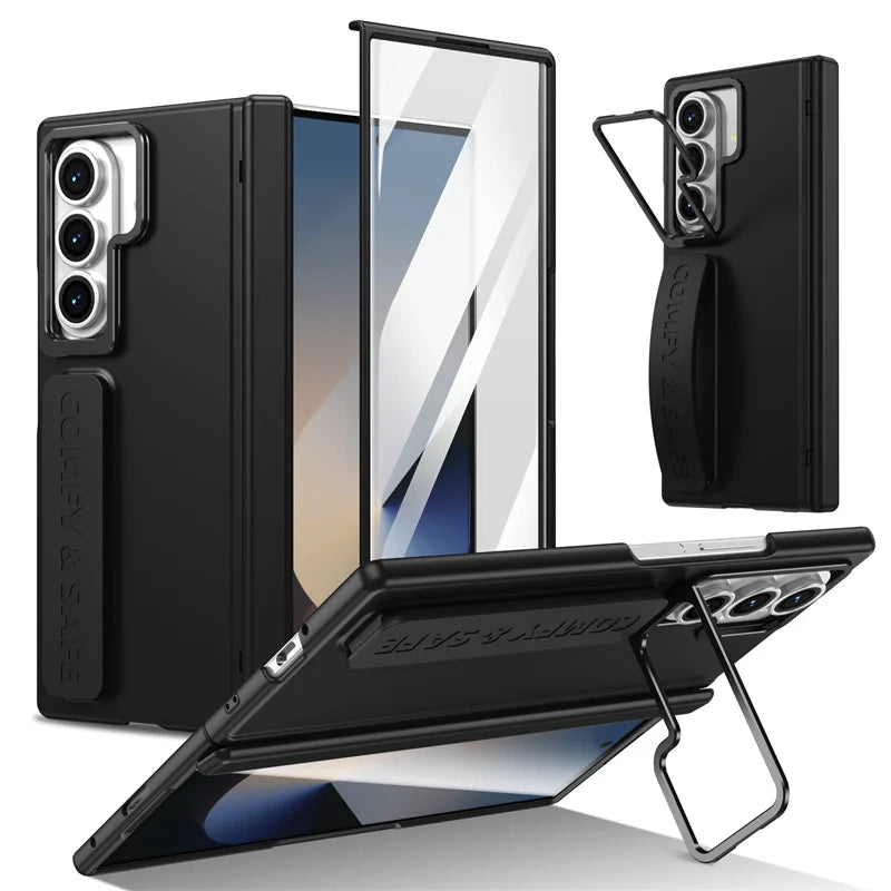 Rugged Grip Case with Kickstand & Screen Protection