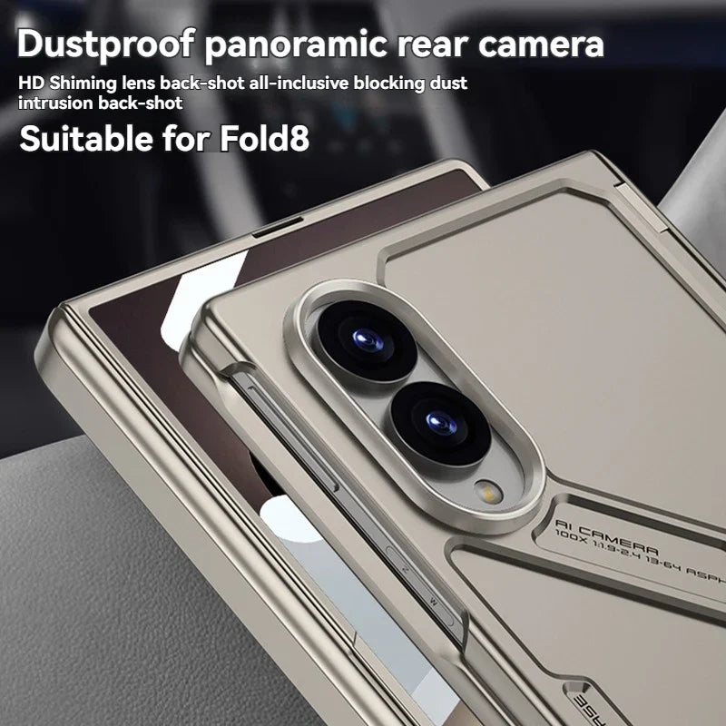 Armor Stand Case with Glass For Galaxy Z Fold 8