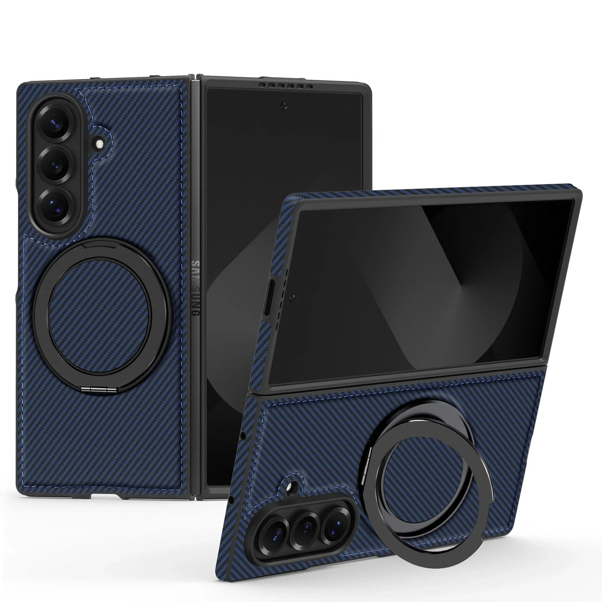 Carbon Fiber Case with Magnetic Ring