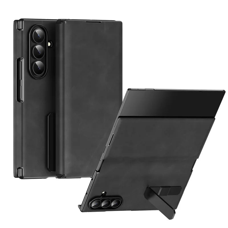 Leather Stand Case For Galaxy Z TriFold