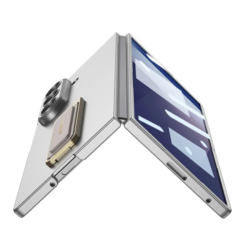 Luxury Magnetic Kickstand Case with Strap