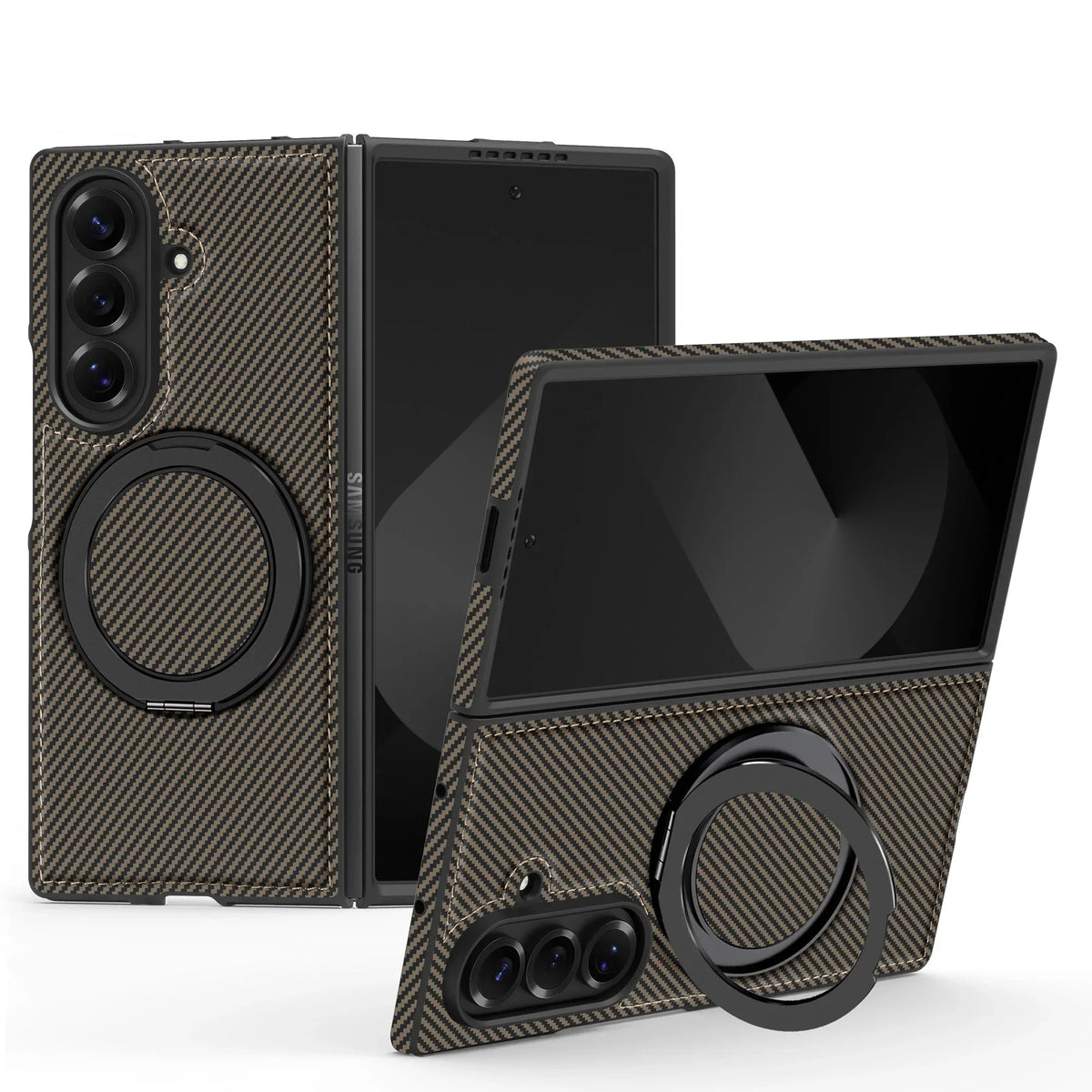 Carbon Fiber Case with Magnetic Ring