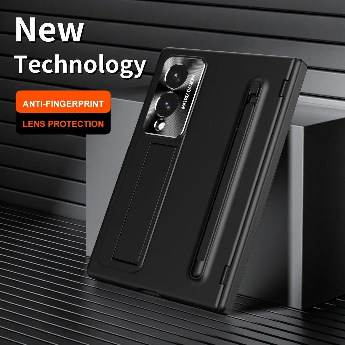 Pen Slot Kickstand Case For Galaxy Z Fold 8 Series
