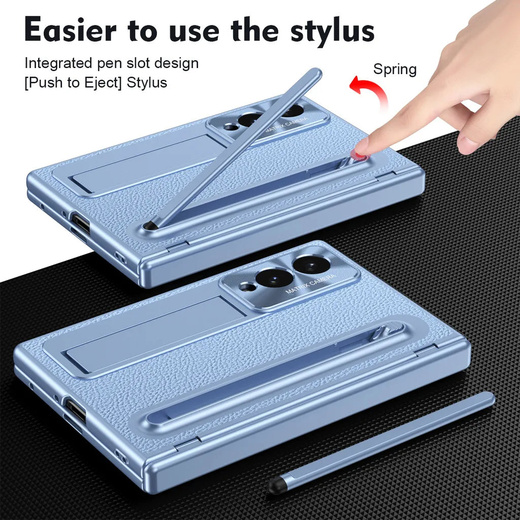 Stylus Stand Armor Case For Galaxy Z Fold Series