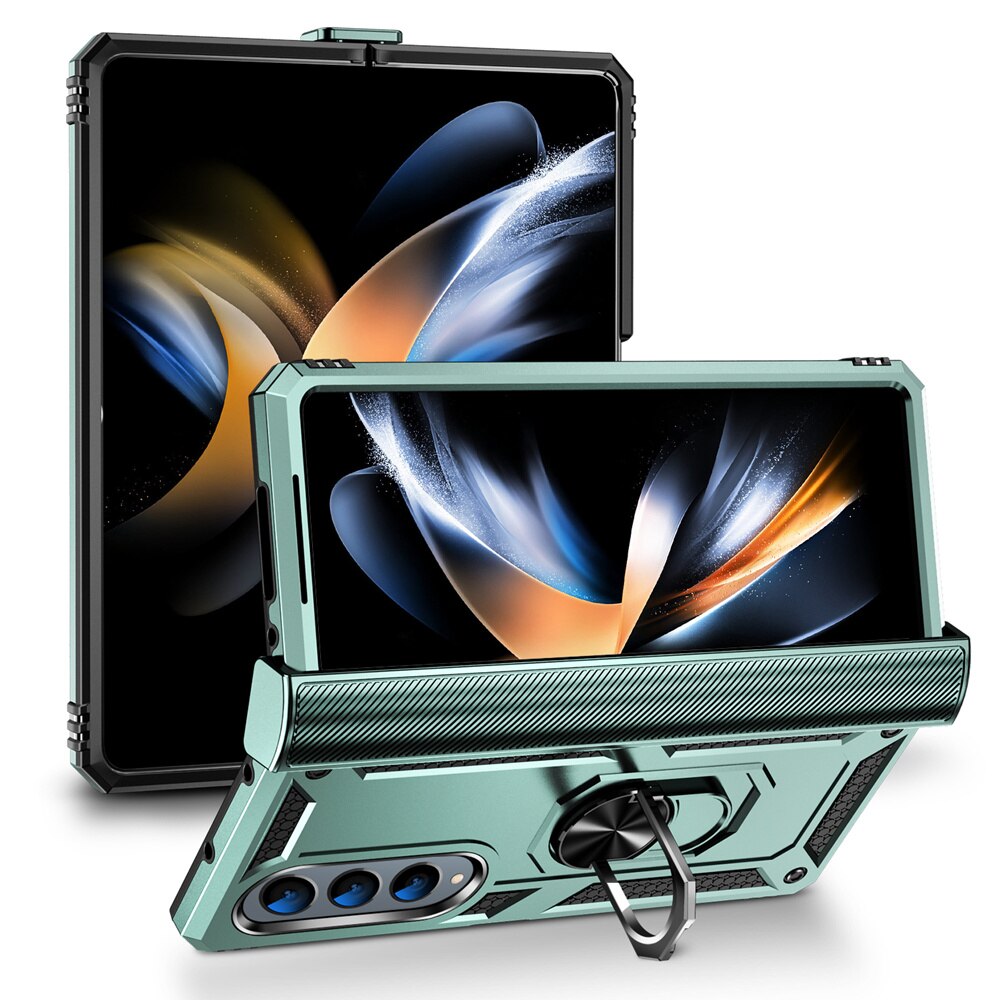 Shockproof Case with Ring Kickstand For Samsung Galaxy Z Fold 4