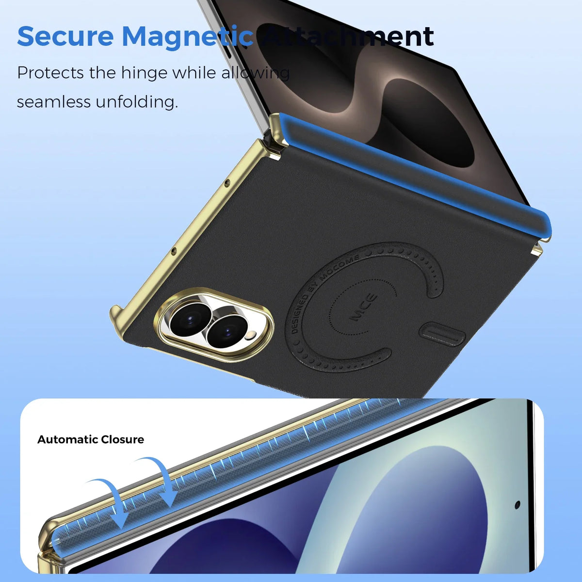 Luxury Magnetic Shield Case For Galaxy Z Fold