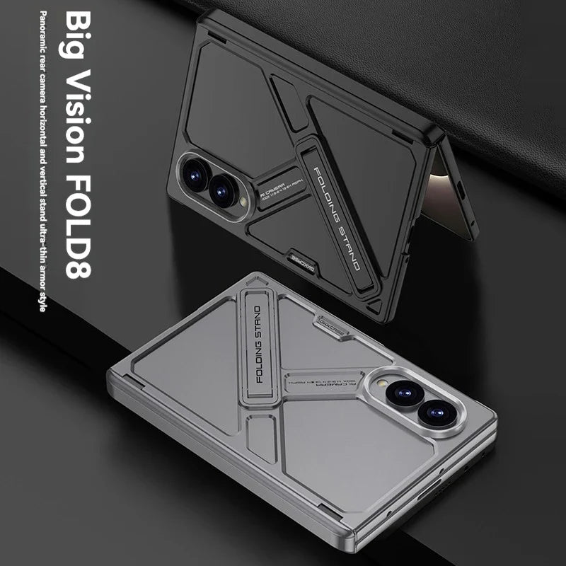 Armor Stand Case with Glass For Galaxy Z Fold 8