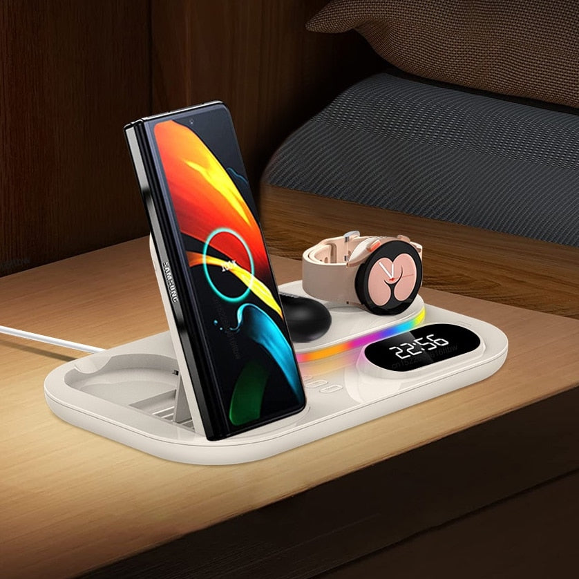 3 in 1 Fast Wireless Charger Station For Samsung Galaxy Z Fold Series