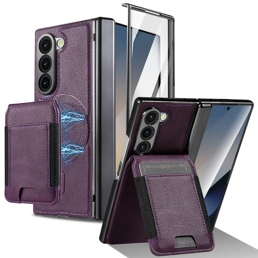 Detachable Leather Wallet Case