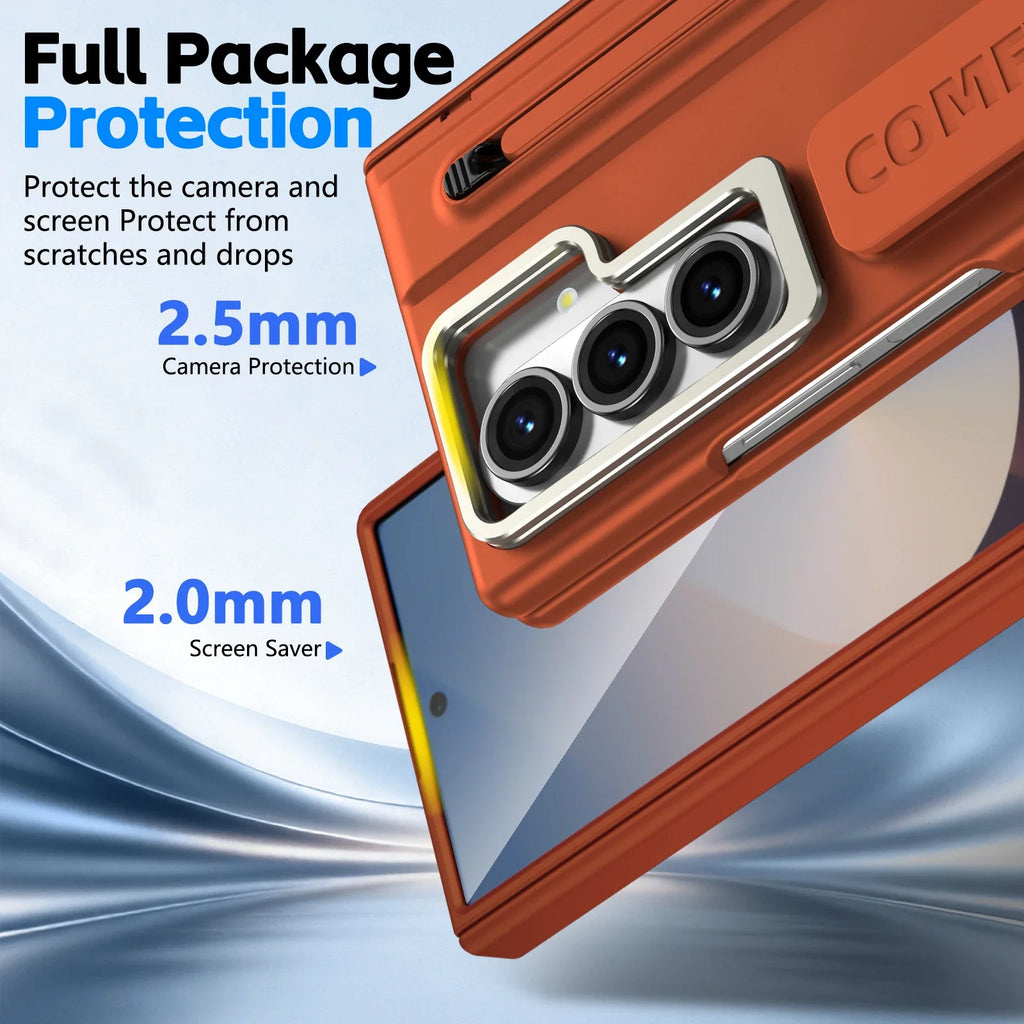 Multi-Angle Stand Case with Pen For Galaxy Z Fold 8