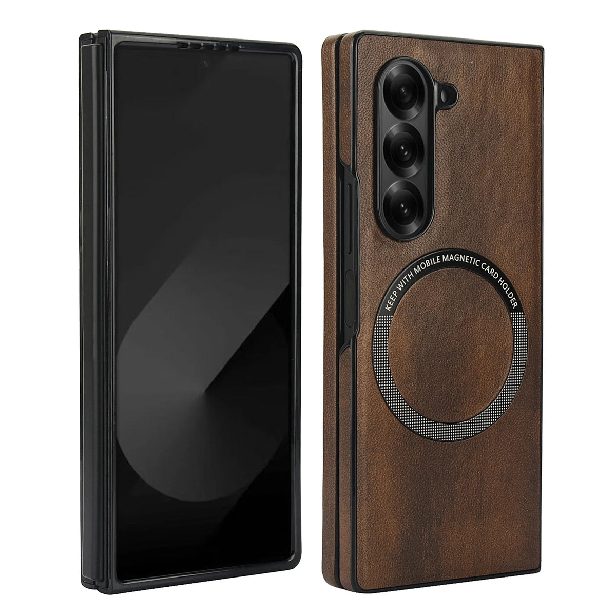 Full Protection Magnetic Leather Case