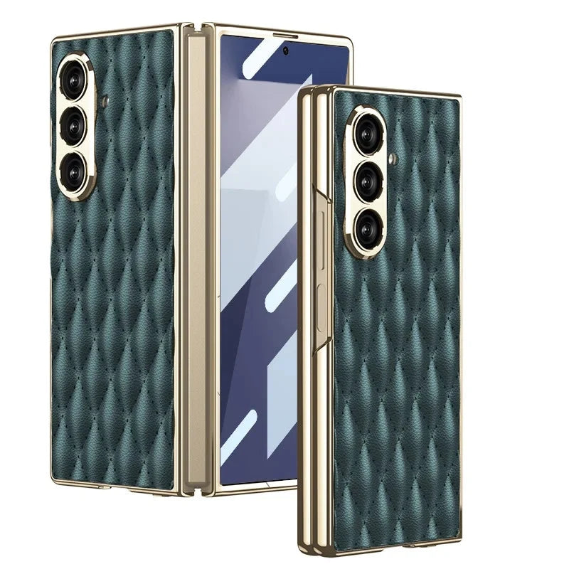 Premium Diamond-Texture Z Fold 7 Case
