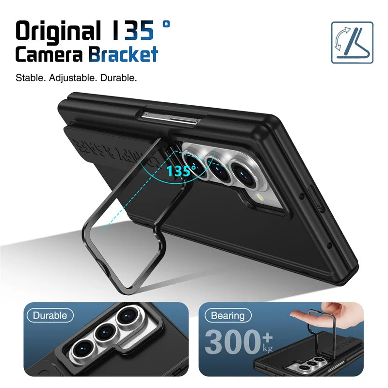 Rugged Grip Case with Kickstand & Screen Protection
