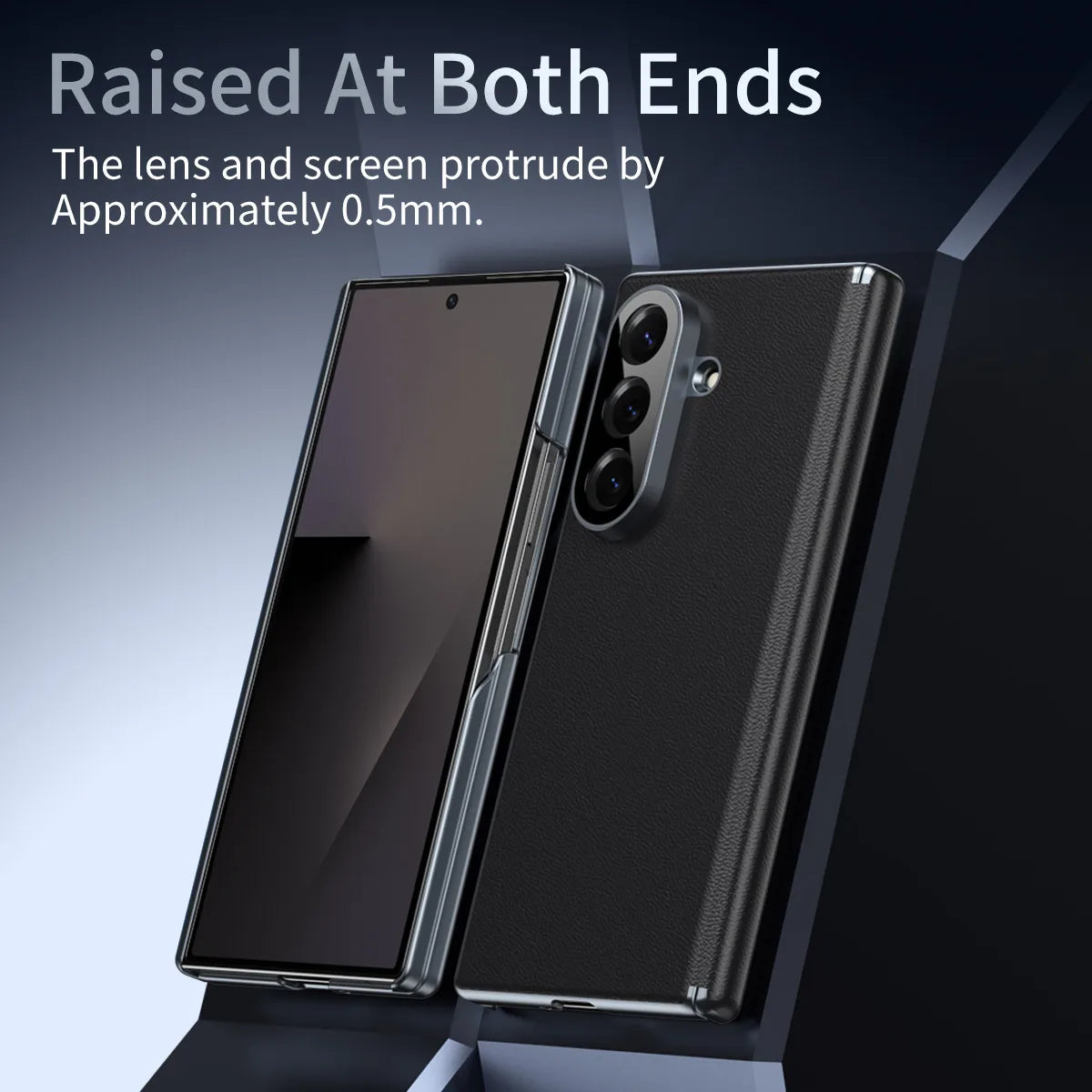 Frostbite Leather Shield For Galaxy Z Fold Series