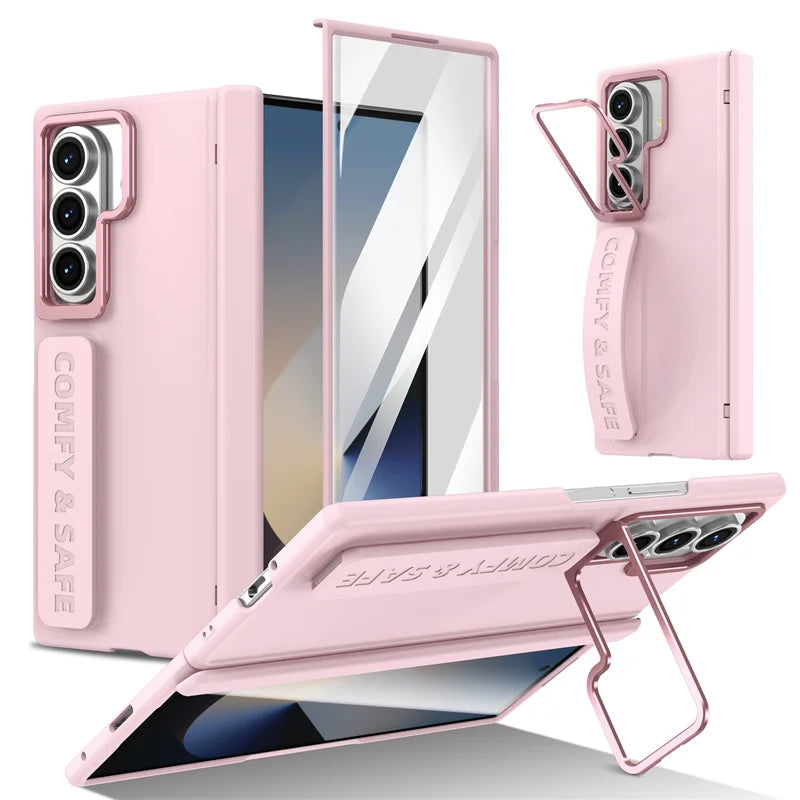 Rugged Grip Case with Kickstand & Screen Protection