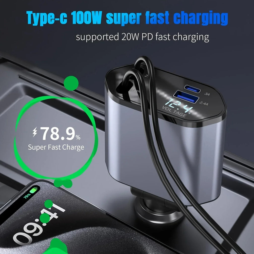 Power Nova – Fast Charging Adapter for Type-C & Lightning Devices