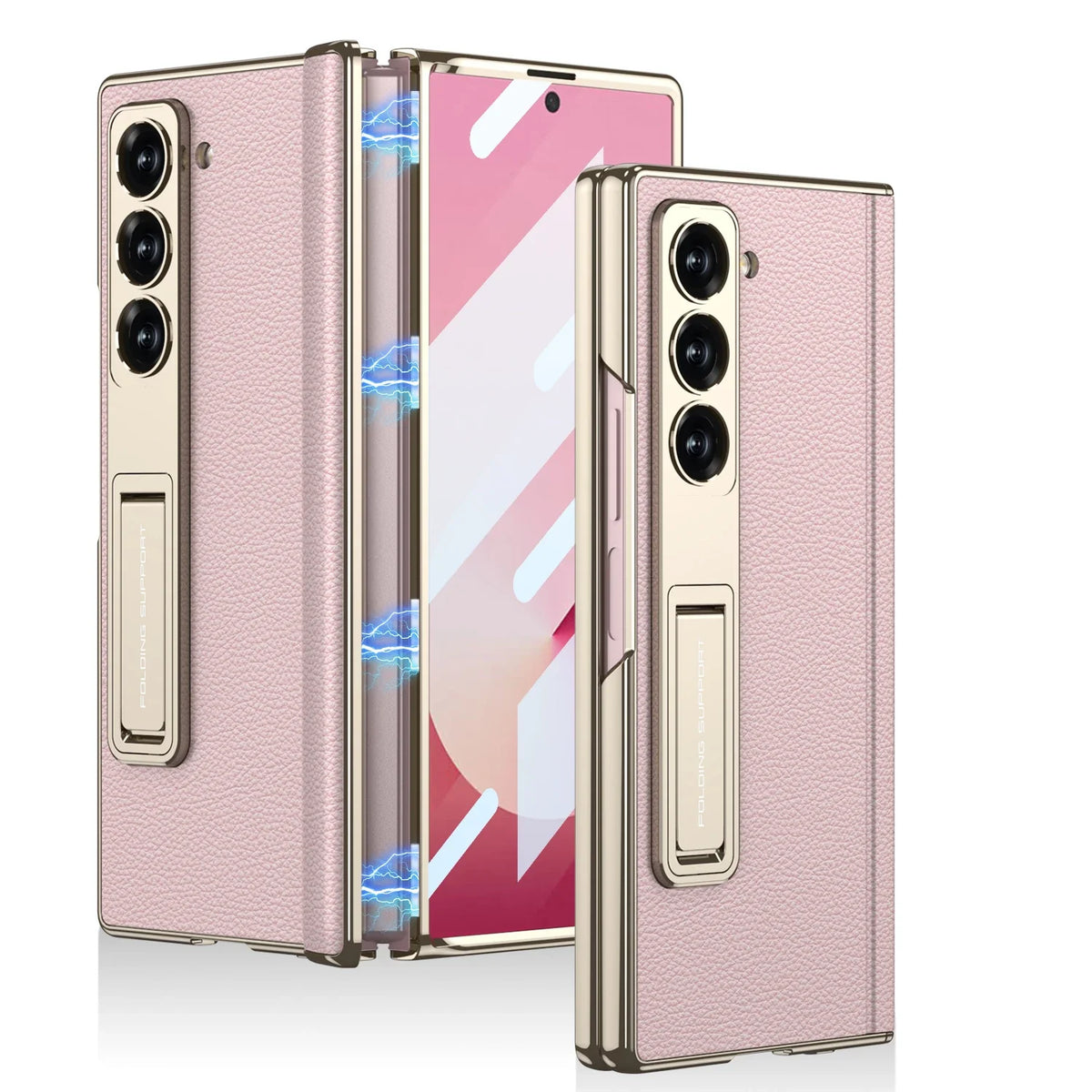Premium Leather Magnetic Stand Case