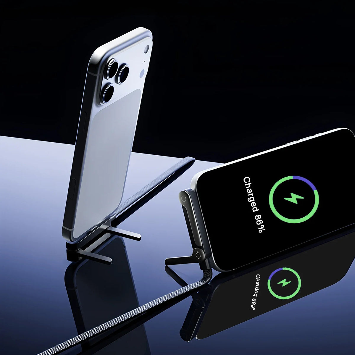 Fold Stand 3-in-1 Fast Charging Cable