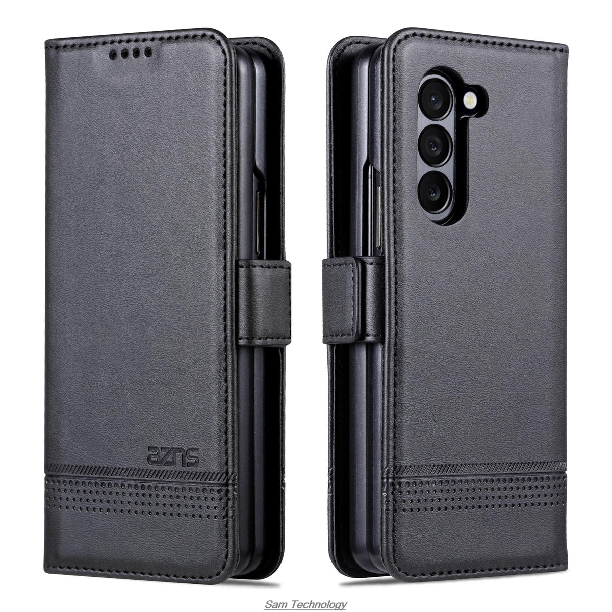 Magnetic Adsorption Leather Fitted Case For Samsung Galaxy Z Fold 5