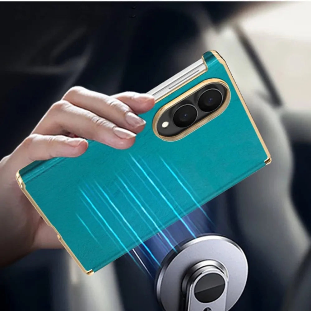 Luxury Velvet MagSafe Case For Galaxy Z Fold 8