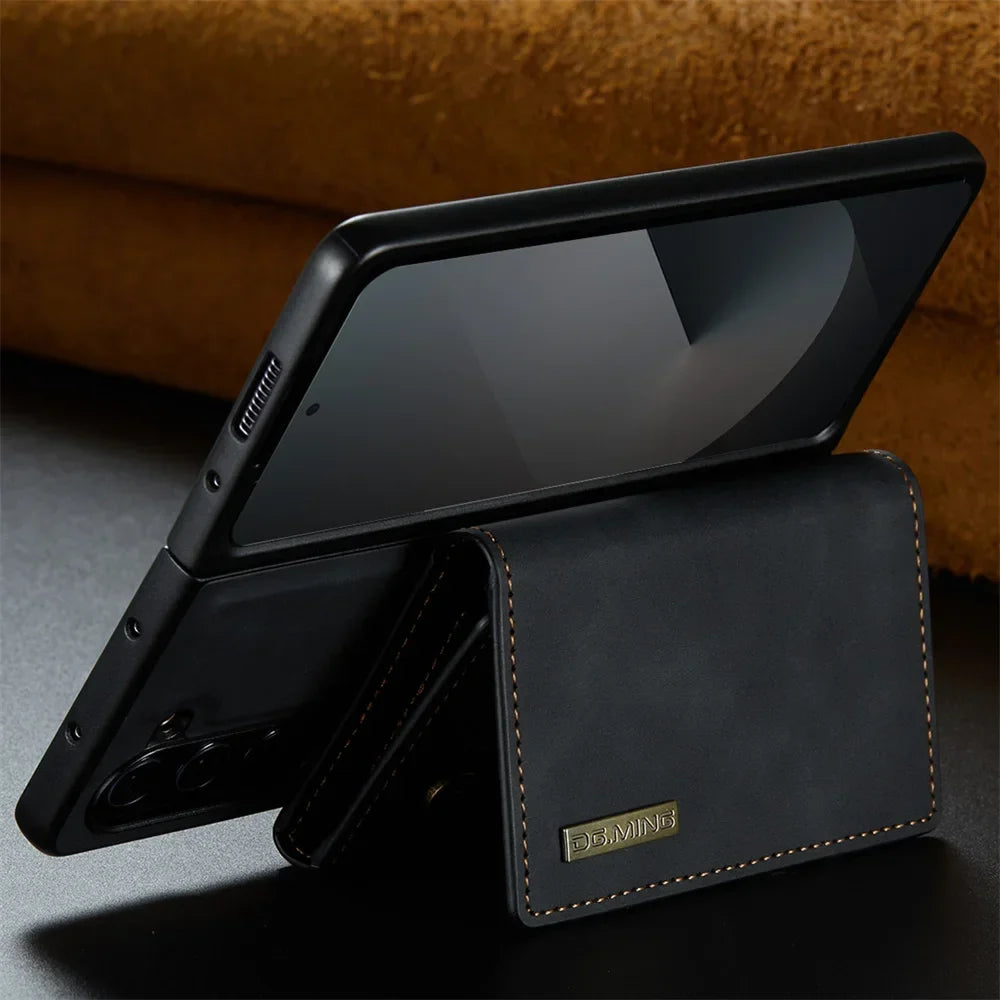 Multi-Card Wallet Leather Case