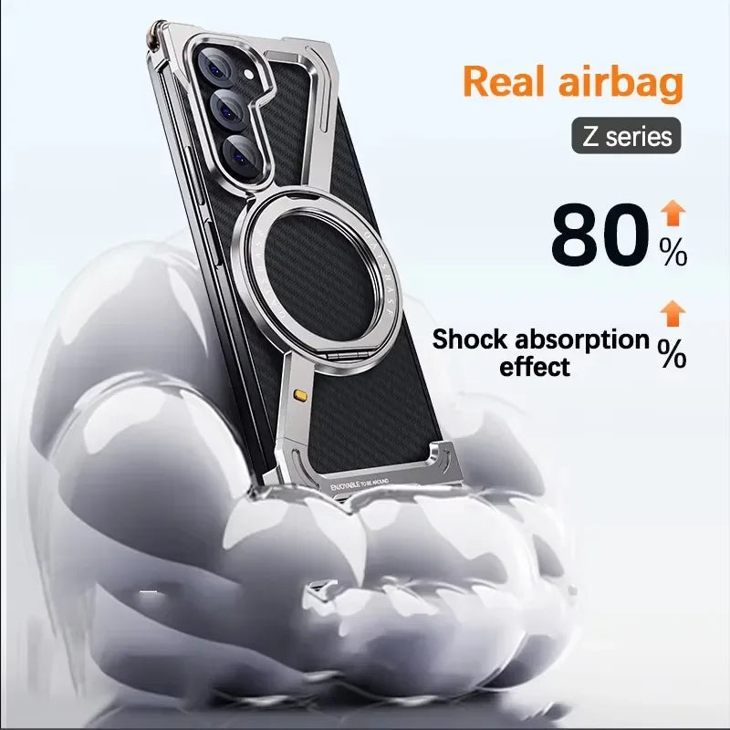 Metal Armor Kickstand Case