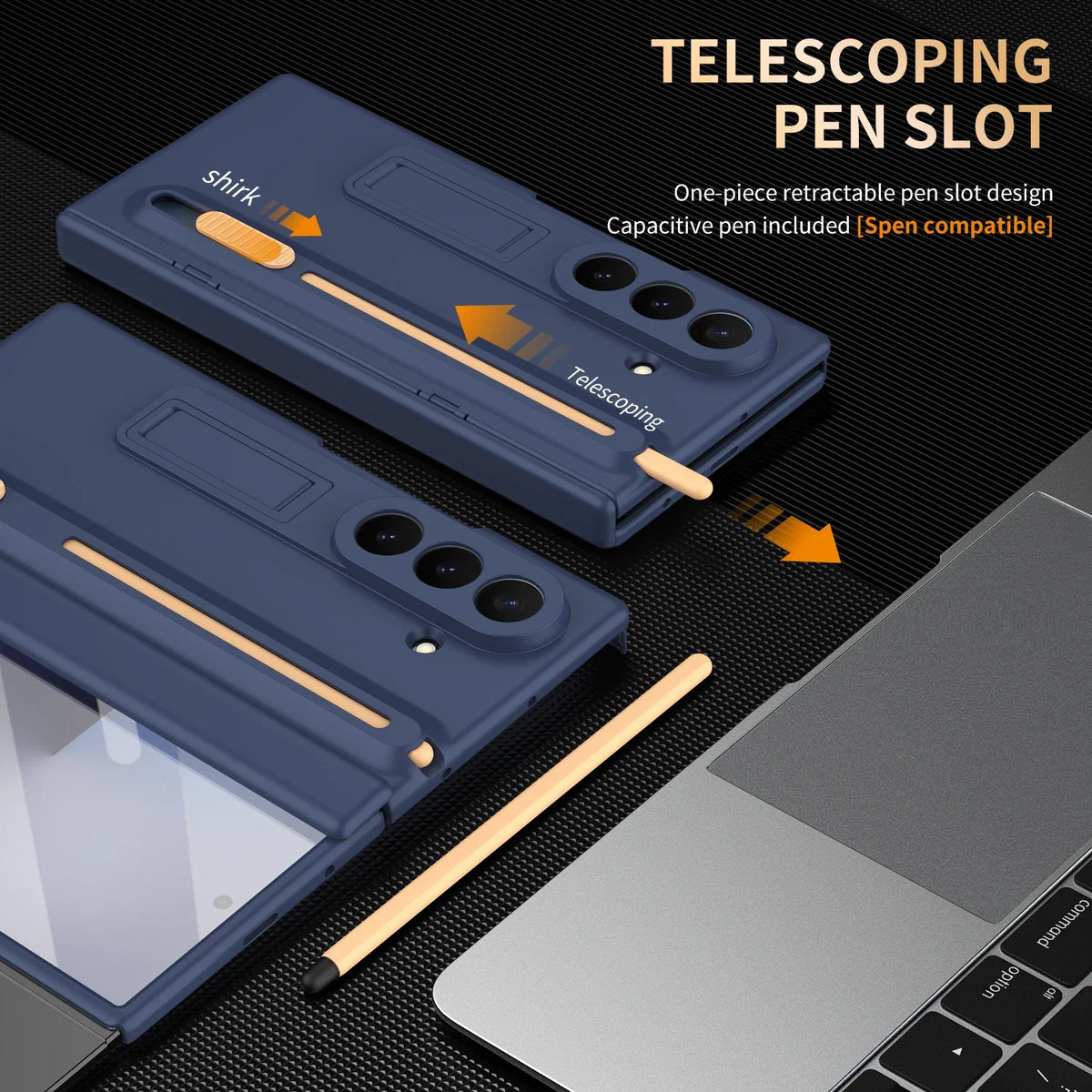 Case with Pen Slot & Stand For Galaxy Z TriFold