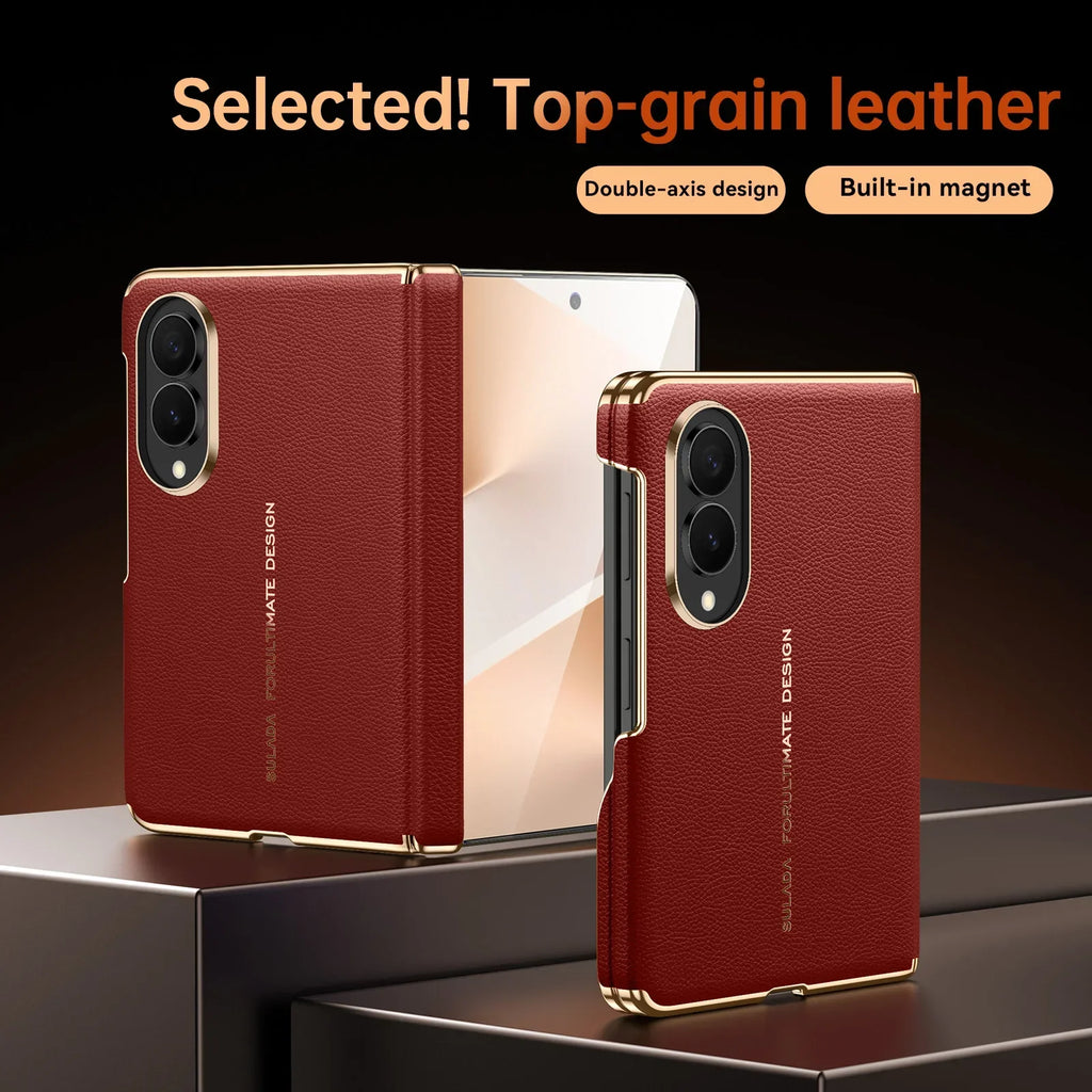 Premium Leather MagSafe Case For Z Fold Series