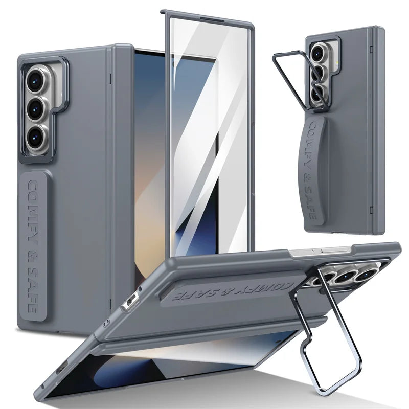 Rugged Grip Case with Kickstand & Screen Protection