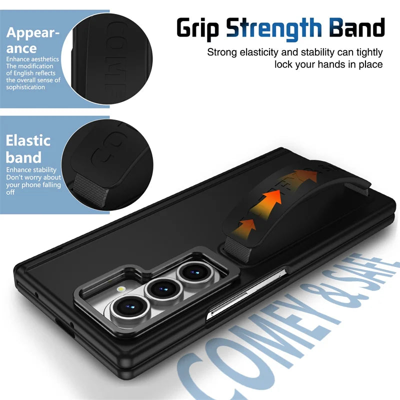 Rugged Grip Case with Kickstand & Screen Protection
