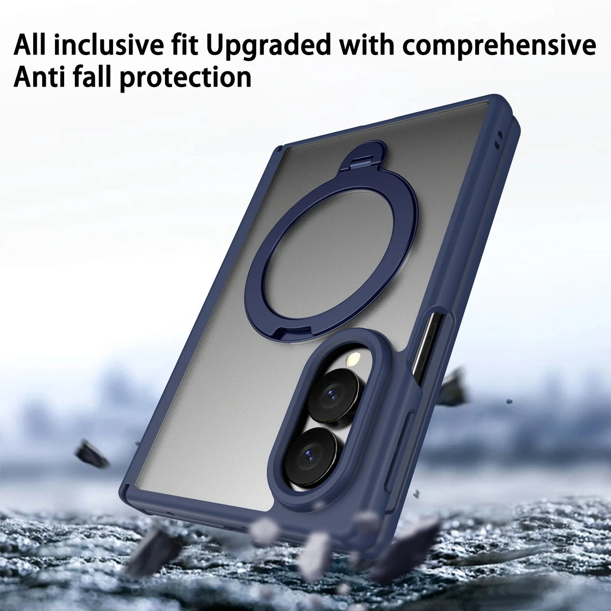 360° Ring Armor Case For Galaxy Z Fold 8 Series