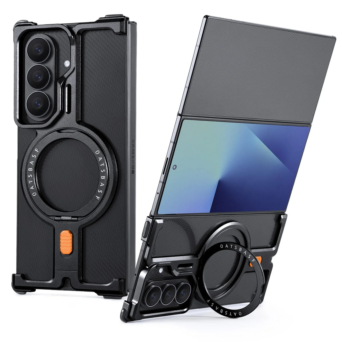 Armor Ring Kickstand Case For Galaxy Z TriFold