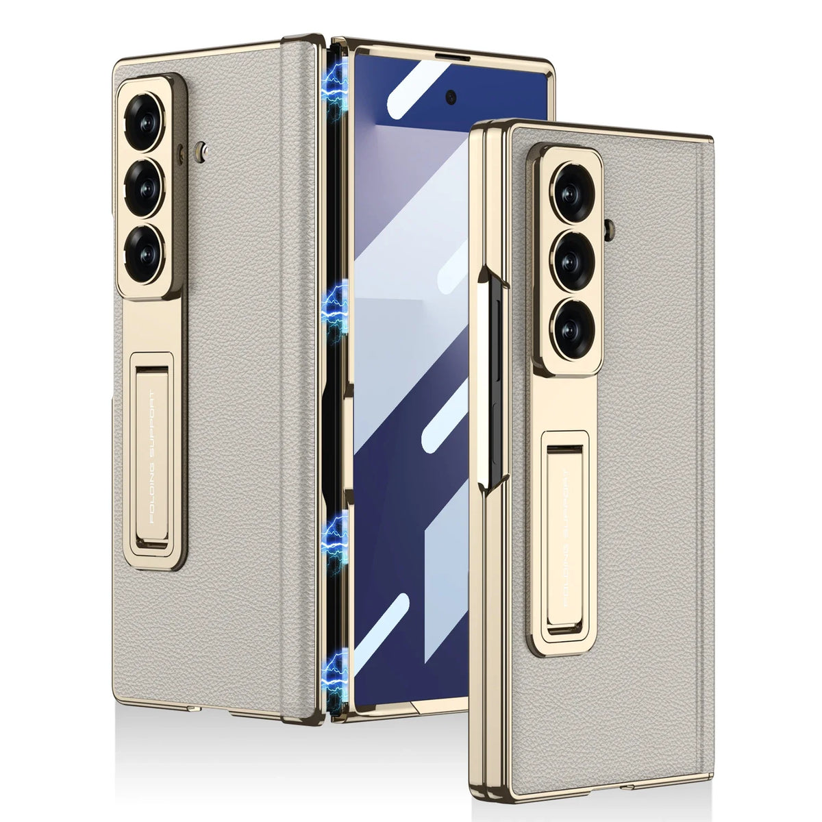 Premium Leather Magnetic Stand Case