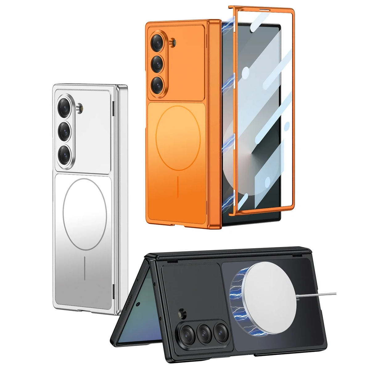 Shockproof Magsafe Case with Hinge for Galaxy Z Fold