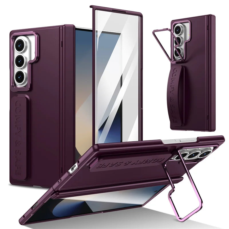 Rugged Grip Case with Kickstand & Screen Protection