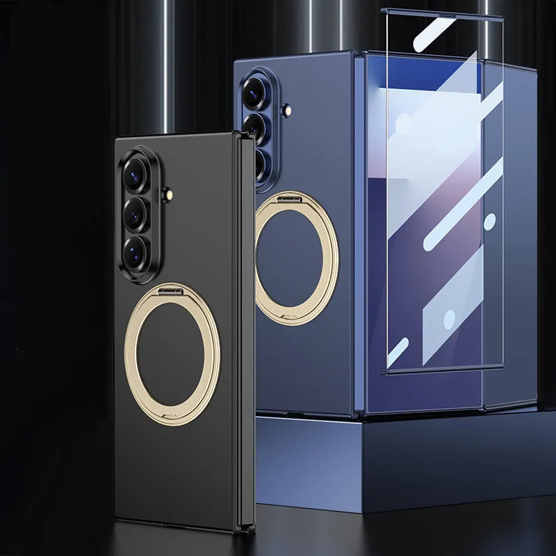 Matte Z TriFold Case with 360° Ring Stand