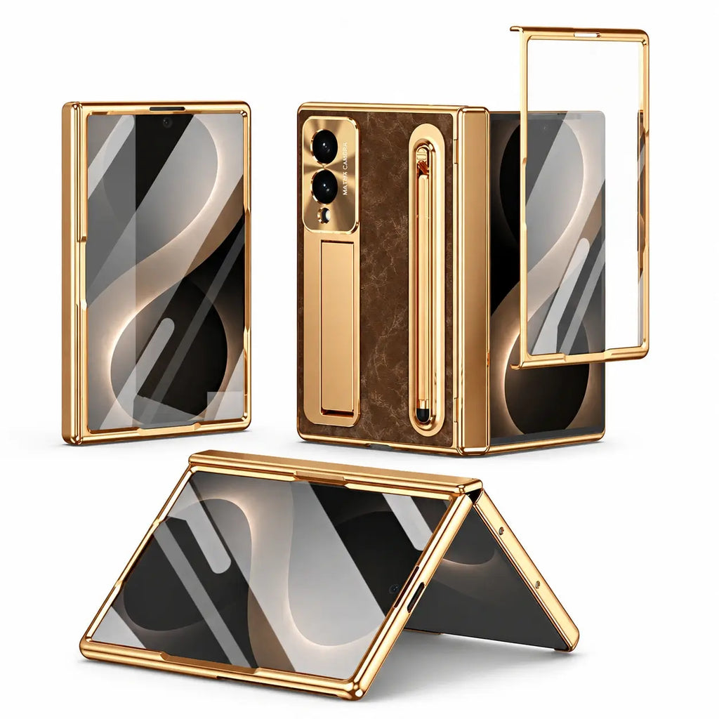 Stylus Stand Armor Case For Galaxy Z Fold Series