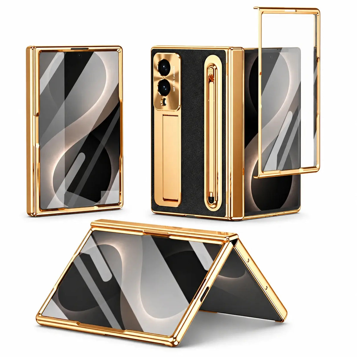 Stylus Stand Armor Case For Galaxy Z Fold Series