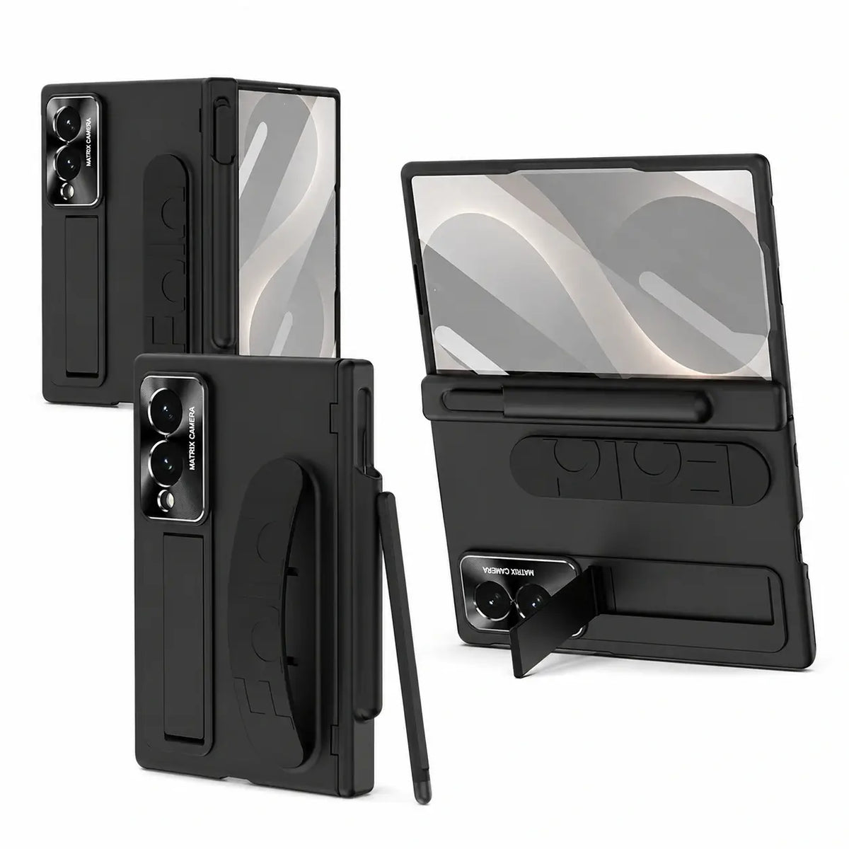 Wristband Kickstand Case with Pen For Z Fold Series